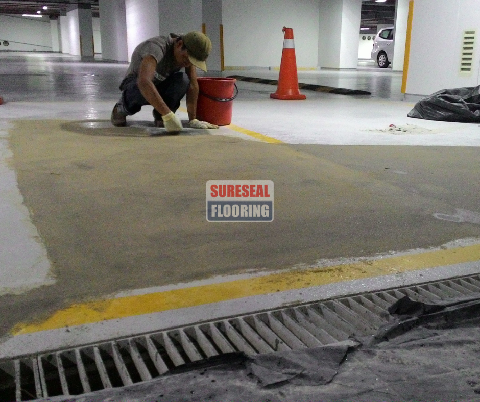 epoxy basement car park